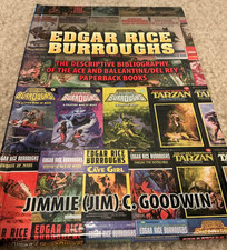 ERB Descriptive Bibliography of Ace & Ballantine Paperback Books Jim Goodwin NM!