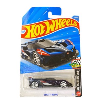 Hot Wheels Bugatti Bolide Diecast Car HW Starting Grid 4/10 Dark Blue Racing