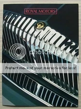 DAIMLER Double Six V12 Royal Motors Car Sales Brochure 1980s? German Text