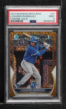 2023 Bowman Mega Box Gold Mojo Refractor /50 Lizandro Rodriguez PSA 9 MINT lz7