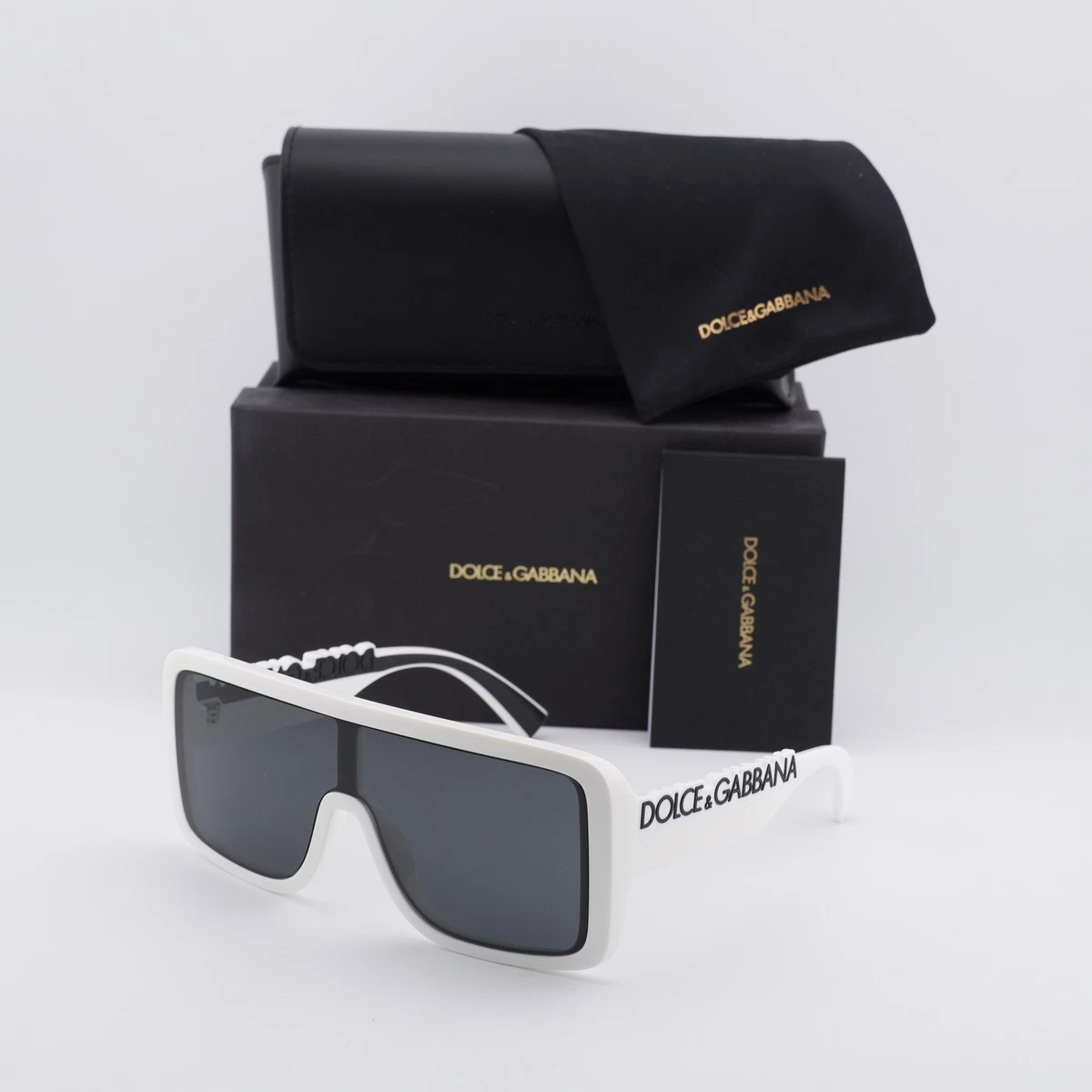 Dolce & Gabbana DG 4111-M Women\'s Sunglasses White Crackle Lace Cat Eye Y2K Amazon.com: Dolce & Gabbana Sunglasses DG 4411 337119 White  main image 3