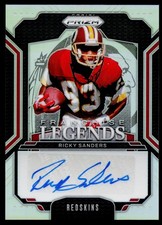 2024 Panini Prizm Franchise Legends #FL-RSS Ricky Sanders Auto Silver Prizm /149