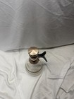 Vintage Mid-Century Glass Carafe Copper Top Coffee Juice Water Pitcher  — photo 2