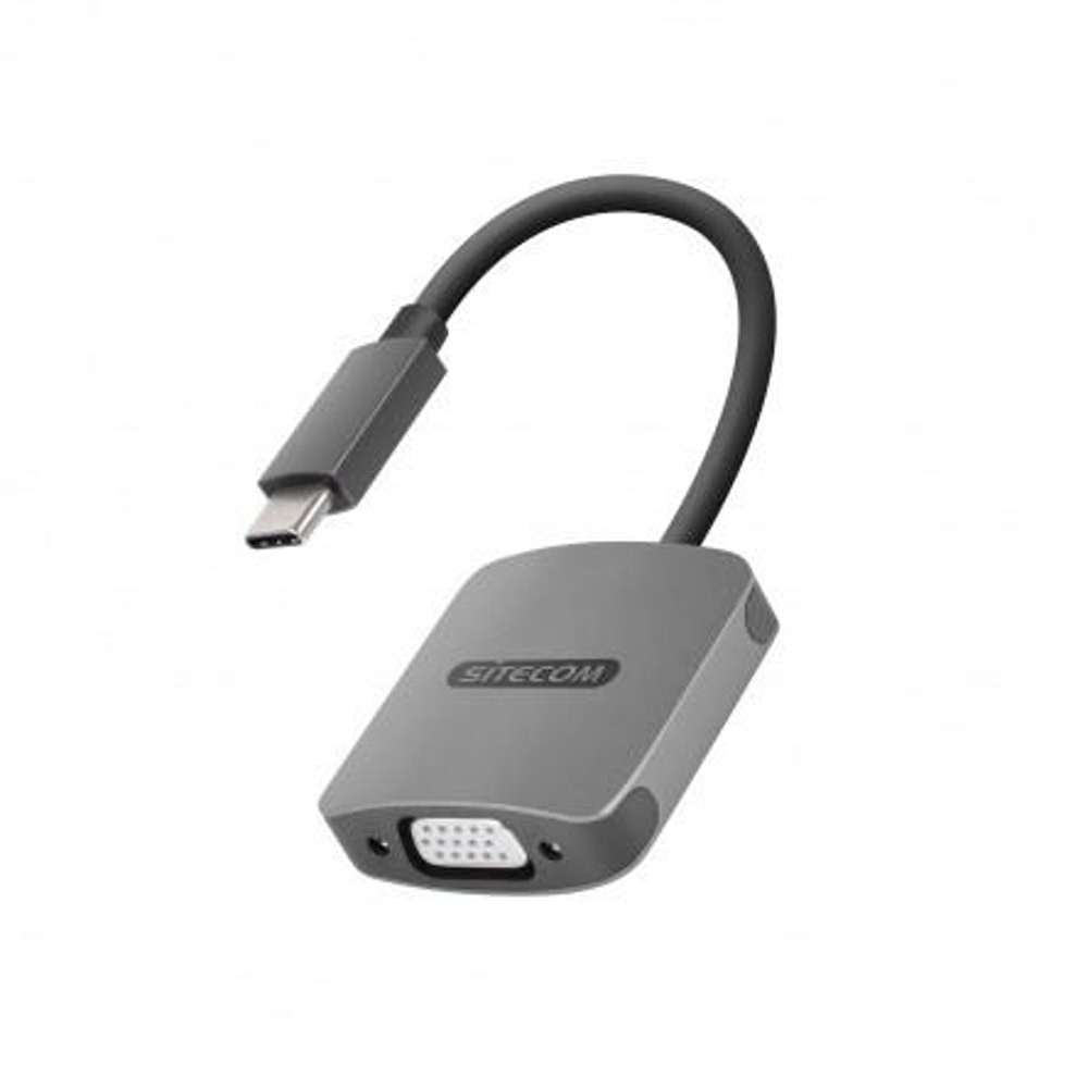 Sitecom Adapter ''CN-371'', USB-C 3.1-Stecker auf VGA-Buchse, Schwar #1907035