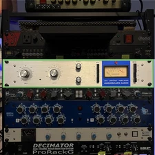 AudioScape 76A “Blue Stripe” Rev A — FET Compressor / Limiting Amplifier - Bluey