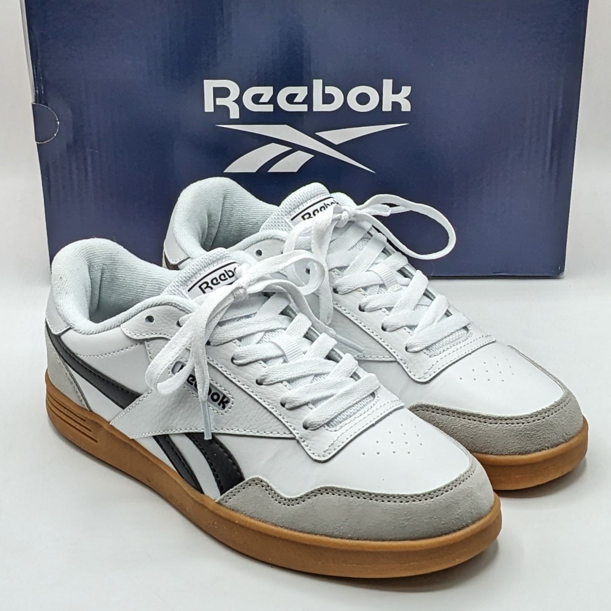 Reebok "Club C" Women's Leather with Gum Sole Athletic Tennis Shoes (White) NEW thumbnail 15