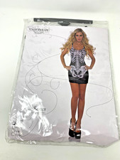 Underwraps Women's Skeletal Bone Mistress Costume Dress Size Small