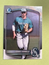 2025 Bowman Draft Chrome - #BDC-163 Jonny Farmelo Mariners