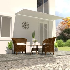 Retractable Awning 157.5x59.1 Cream