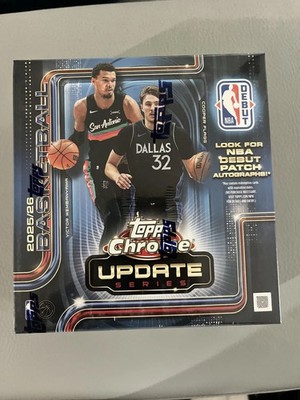 2025-26 Topps Chrome Updates Basketball Mega Box IN HAND - FACTORY SEALED