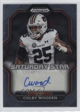 2023 Panini Prizm Draft Picks Saturday Star Signatures Colby Wooden Auto 0ud4