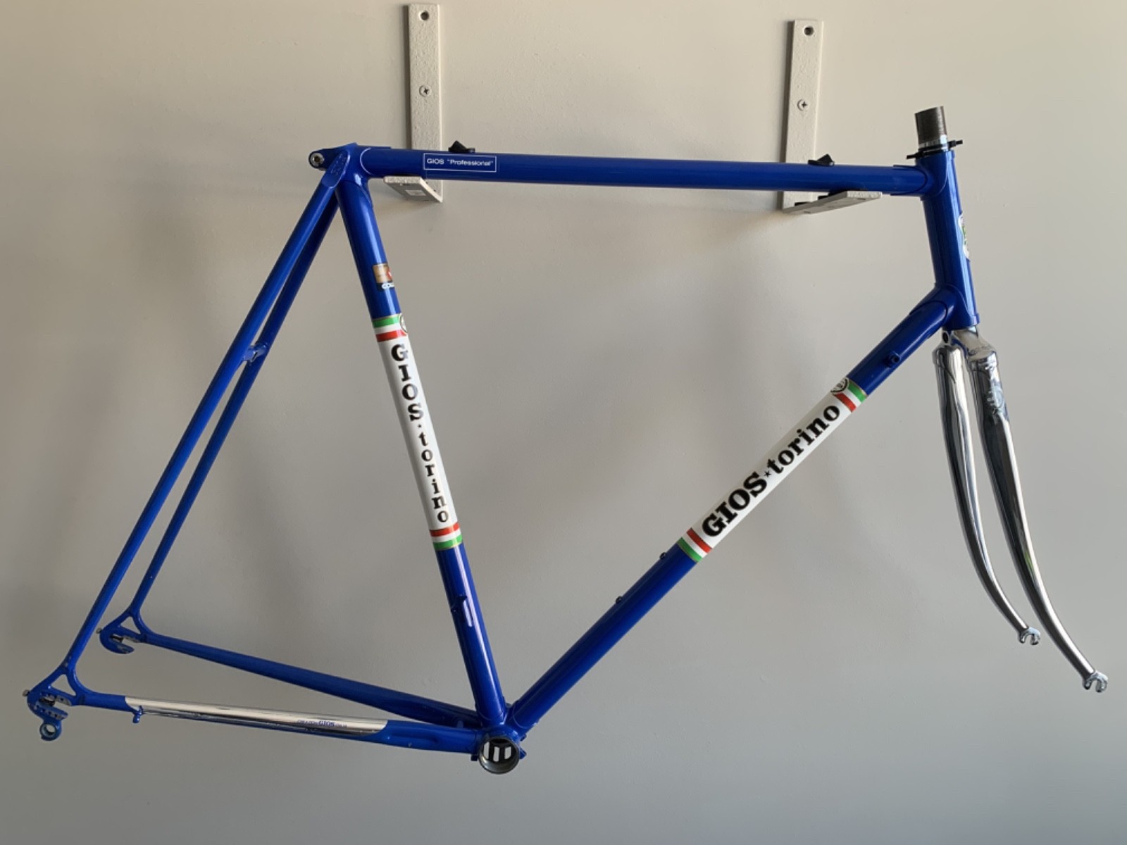 1995 GIOS TORINO Professional Frameset, Original Paint, 59.5 (58cm) Frame & Fork