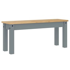 Image of Dining Bench Panama Solid Wood Pine Dining Room Bench vidaXL