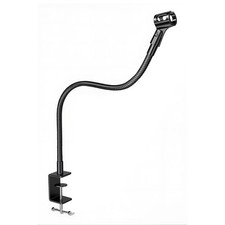 24-INCHS Flexible Gooseneck Microphone Stand with Heavy Duty Desk Clamp for P...