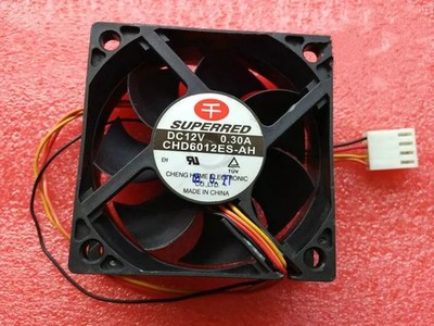 SUPERRED CHD6012ES-AH DC12V 0.30A 4-Wire PWM Cooling Fan *cc