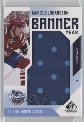 2016 SP Game Used Banner Year Winter Classic 2015 Marcus Johansson #BWC-MJ y3r