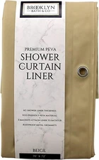 Dependable Industries inc. Essentials Premium 70"W x 72"L (Pack of 1), Beige 