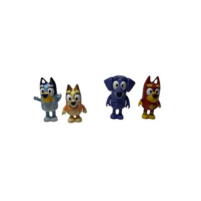 Bluey And Friends Set Of 4. Kids Toy ,toy Bundle Bluey,bingo And Friends Figures