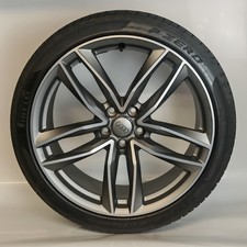 AUDI A6 C7 S-LINE 8.5J 20” DIAMOND CUT ALLOY WHEEL 4G9601025M/N GENUINE   /23