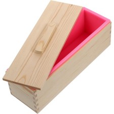 Wood Soap Mold Box for Soap Making Handmade Soap Mold Lid for Craft