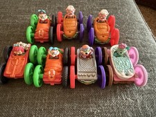 McDonalds Happy Meal Tiny Toon Adventures Flip Car toys 1990 Lot of 7
