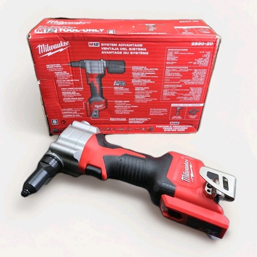 Milwaukee 2550-20 M12 Cordless Rivet Tool 3/32