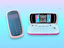 Vintage Y2K Pink Pantech Keyboard Flip Cell Phone. Rare. Works 