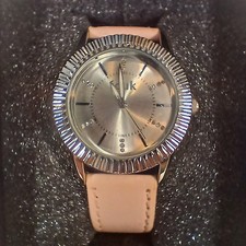 FCUK French Connection Time Watch Ladies 33mm Crystal Markers Quartz Working