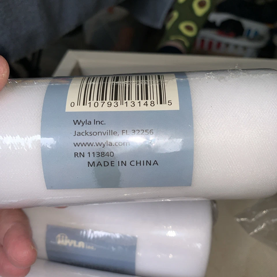 Rollos de tul blanco - Lote de 3-6 pulgadas x 25 yardas para boda o Navidad Foto 4 de 4