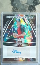 2022 Panini Elite Extra Edition - Hidden Gems Jonah Tong #HG-JT Black (AU, RC)