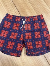 Trunks Surf  Swim Co Mens Geom Swim Trunks Size XL Lined Pockets Drawstring
