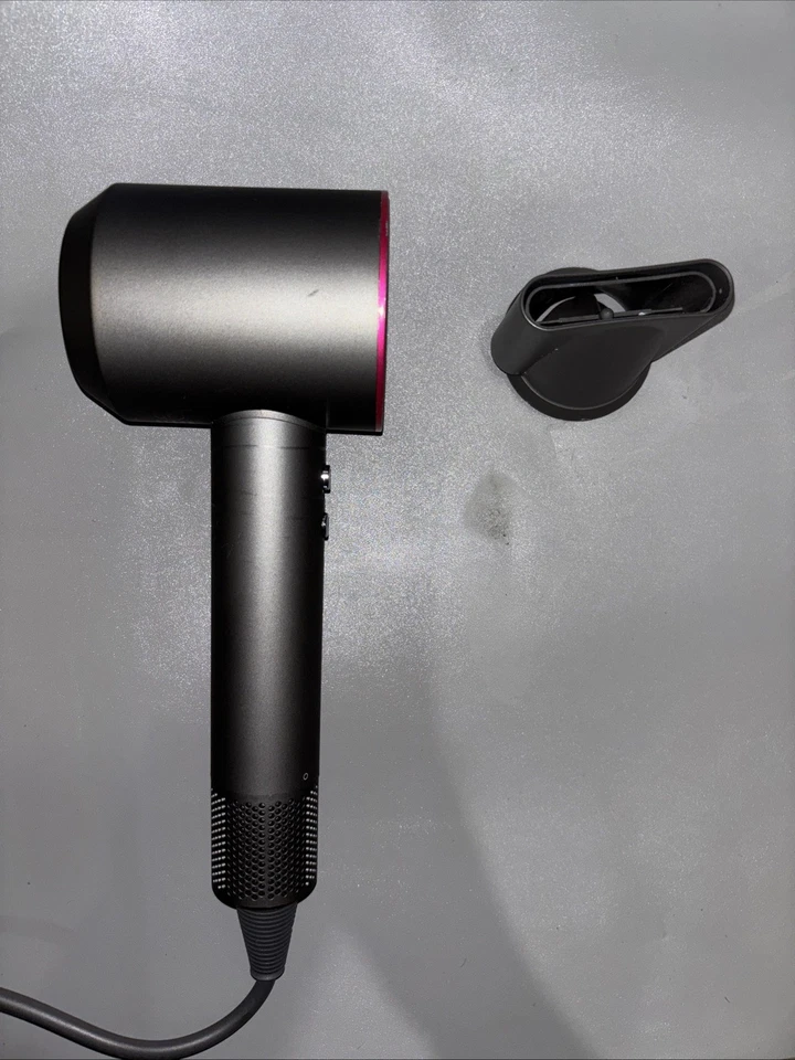 Dyson Supersonic Hair Dryer Fuchsia Iron Pink Great Condition No Box 1 Attach - Image 2 of 4