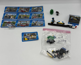 LEGO City 60057 30002 40175 x2 Camper Van Police Boat Storyboard-  100% Complete