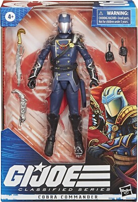 G.I. Joe Classified Series 6-Inch Cobra Commander Action Figure - New in Package