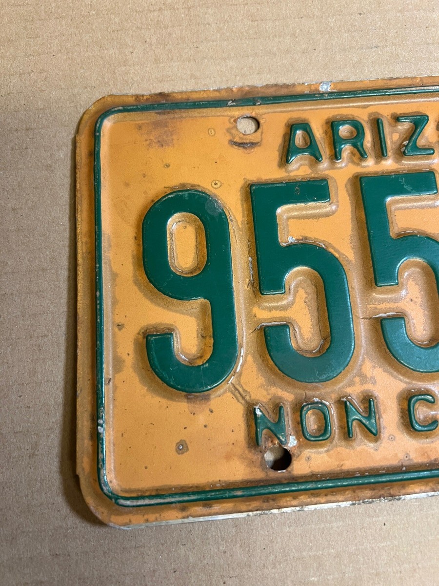 Vintage 1973 Arizona License Plate 9552-NF EXPIRED | eBay
