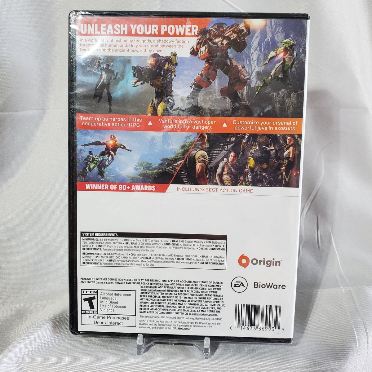Nintendo Switch ゲーム 5本セット Anthem Standard Edition BioWare Electronic Arts PC New Sealed