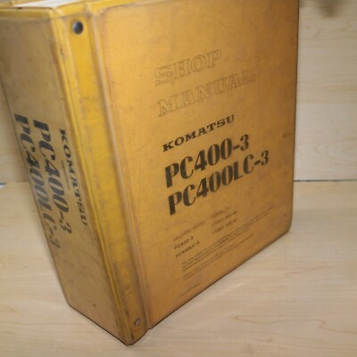 KOMATSU PC400-3 PC400LC EXCAVATOR Service Repair Manual crawler shop book guide