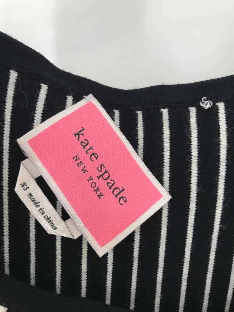 Abito smanicato Kate Spade nero taglia XS bodycon lunghezza ginocchio