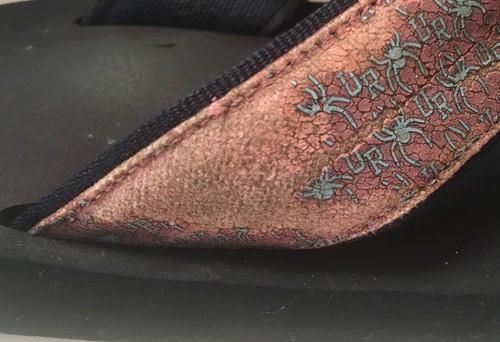 Vineyard Vines University of Richmond Spiders Flip Flops Sandals UR Logo Size 7 - Picture 7 of 12