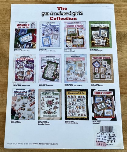 1997 LEISURE ARTS Booklet, Snowmen Through The Years, Counted Cross Stitch - Picture 4 of 4