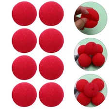 50PCS Funny Clown Nose Clown Cosplay Supplies Red Clown Nose Circus