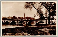 Postcard. The New English Bridge. Shrewsbury. Shropshire.