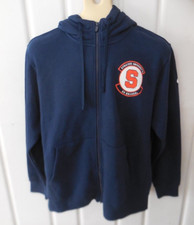 New w/ Tags Mens Large Nike Syracuse Orangemen Blue Club Fleece Full Zip Hoodie