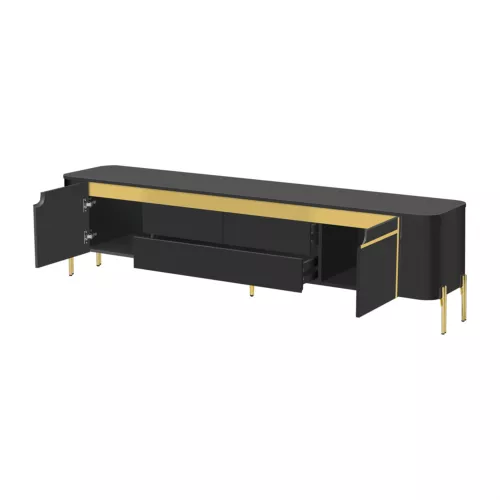 TV Stand Entertainment Center TV Media Console with 4 Drawers for TVs up to 80'' - Picture 14 of 48