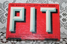 Pit Vtg Card Game Parker Brothers Bull & Bear Edition 1919 instructions insert