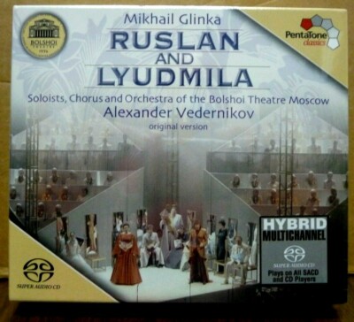 Mikhail Glinka - Ruslan and Lyudmila - Pentatone Super Audio CD SACD 3-Discs NEW