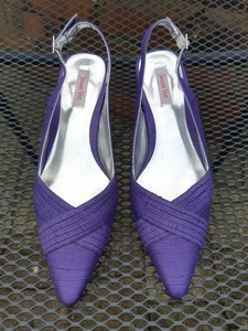 purple kitten heels