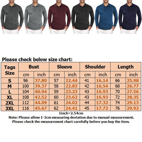 Mens Knitted Polo Shirts Casual 3 