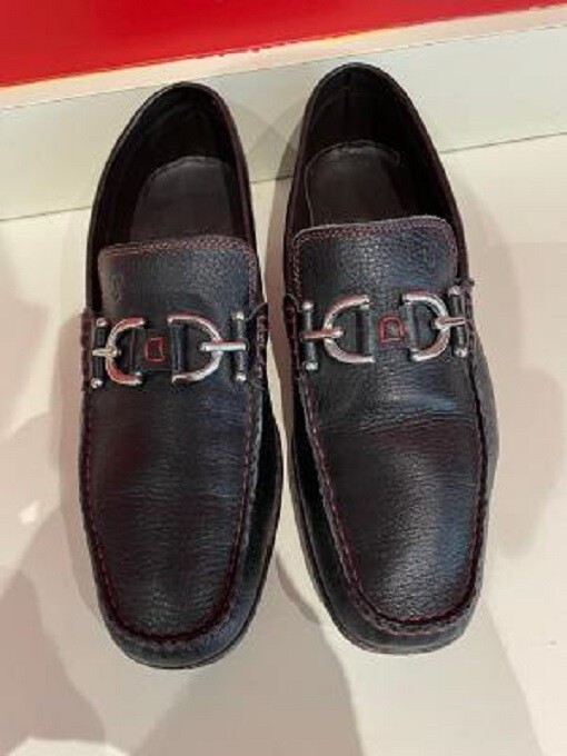 Donald J Pliner Mens Black Leather Loafer Size 9 | eBay display picture 3