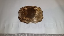 FAUX GOLD WESTERN STYLE BELT BUCKLE